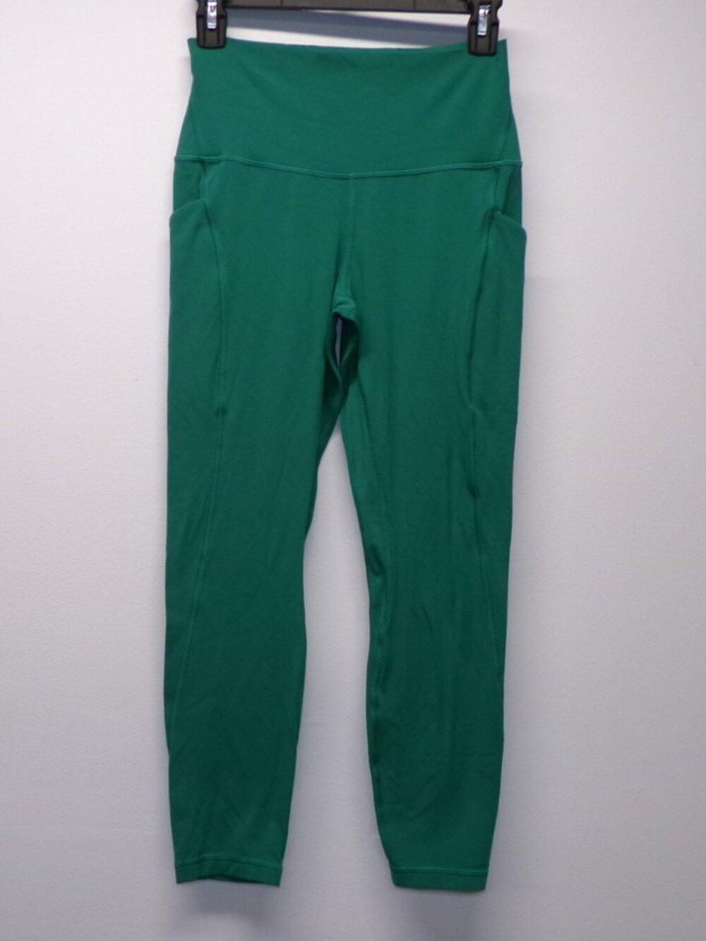 Lululemon Align High-Rise Pant 25" Pockets Womens 6 GREEN Yoga Leggings W5DCES